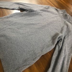 Croft & Barrow Heather Gray Turtleneck